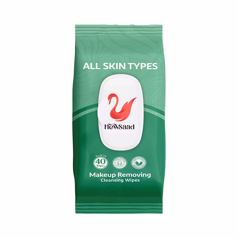 دستمال آرایش پاک کن آبرسان و جوان ساز 40 برگی All Skin کپ دار نیوساد