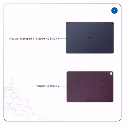 برچسب پوششی ماهوت مدل Purple-Leather مناسب برای تبلت هوآوی Matepad T10 2020 AGS-L09
