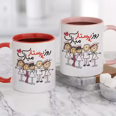 ماگ طرح روز پرستار