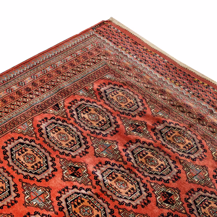 فرش دستبافت سه متری مدل ترکمن کد 40.1945