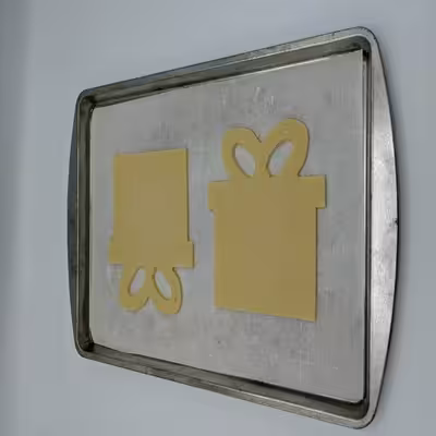 قالب شیرینی مدل جعبه کادو