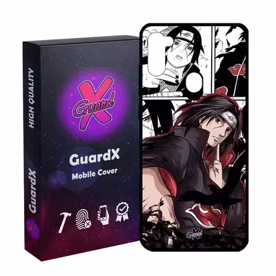 کاور گارد ایکس طرح Itachi Anime مدل Glass10550 مناسب برای گوشی موبایل سامسونگ Galaxy A11/M11