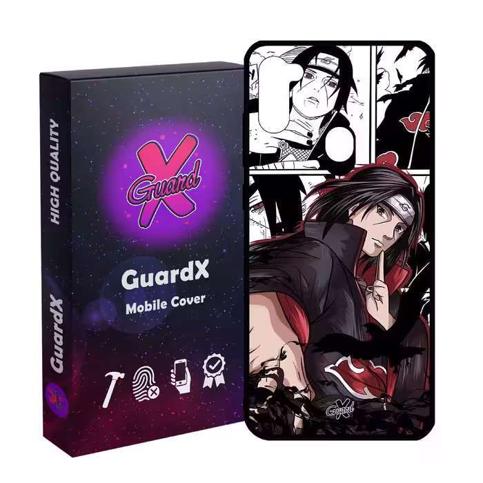کاور گارد ایکس طرح Itachi Anime مدل Glass10550 مناسب برای گوشی موبایل سامسونگ Galaxy A11/M11
