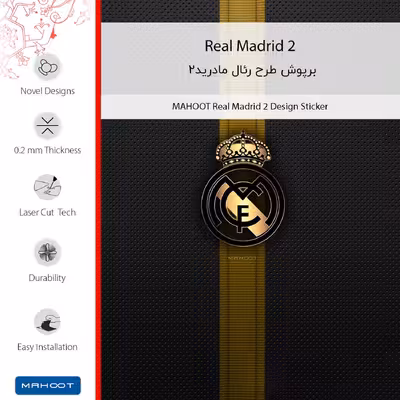 برچسب پوششی ماهوت مدل Real_Madrid_2 مناسب برای گوشی موبایل هوآوی Nova Y70 Plus