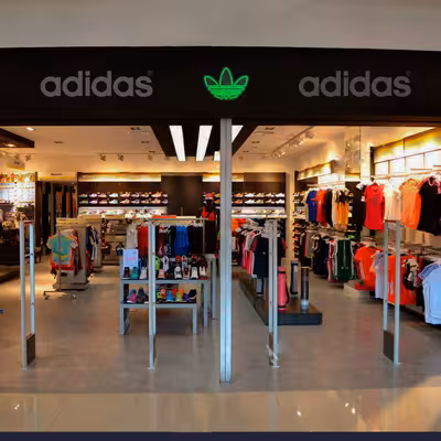 چراغ دیواری نئون دیزاین طرح Adidas-Logo_GR