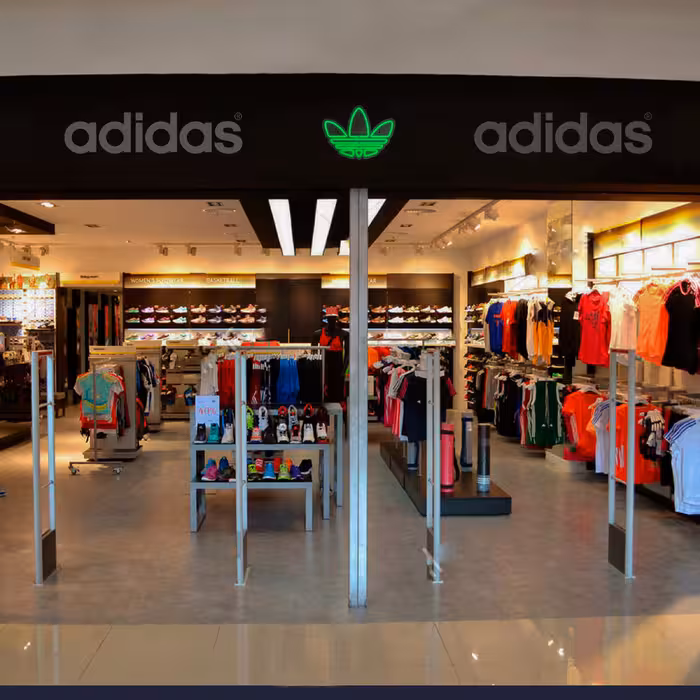 چراغ دیواری نئون دیزاین طرح Adidas-Logo_GR 