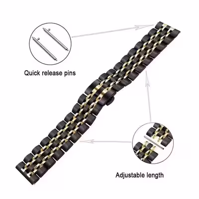 بند دریم مدل Metalic 7B مناسب برای ساعت هوشمند سامسونگ Galaxy Gear S4 Classic 42mm