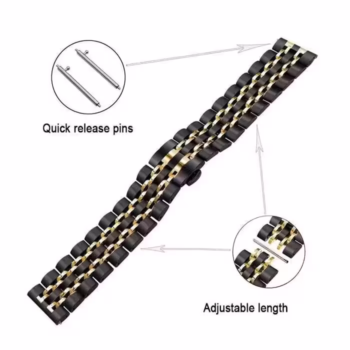 بند دریم مدل Metalic 7B مناسب برای ساعت هوشمند سامسونگ Galaxy Gear S4 Classic 42mm