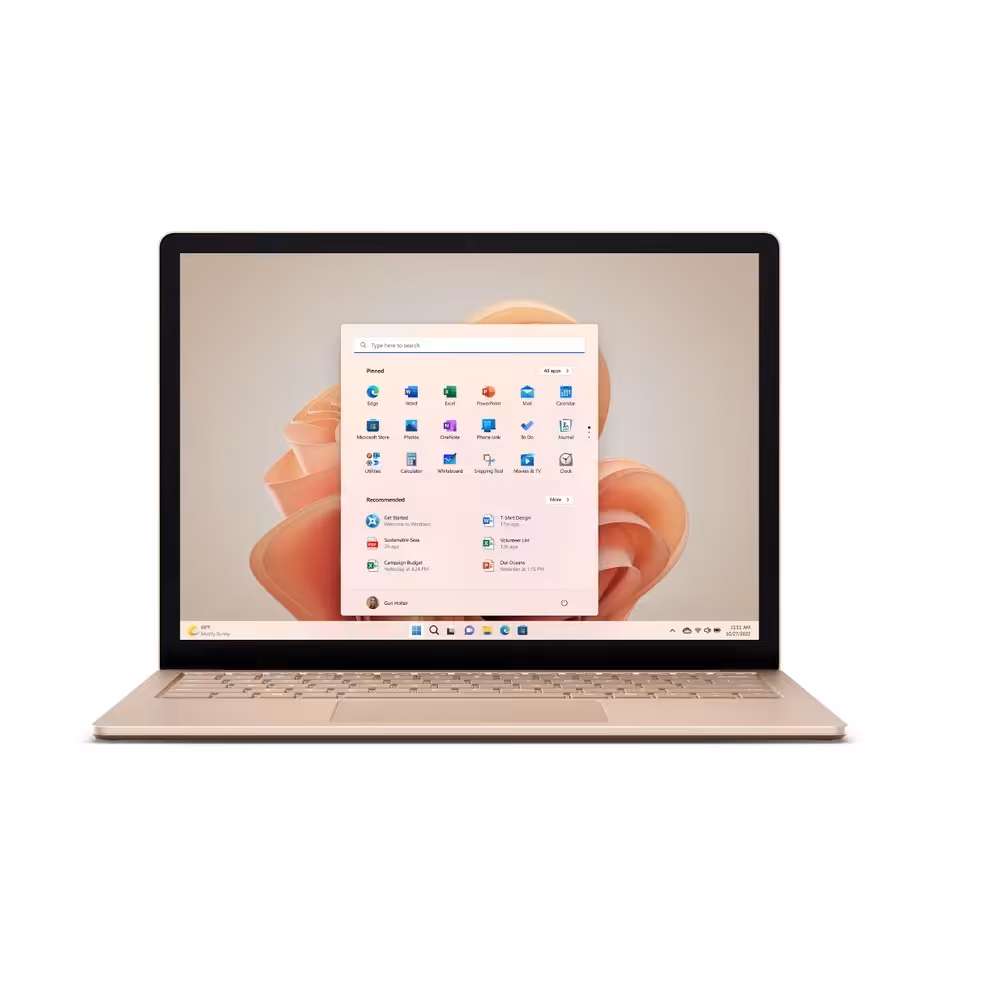 لپ تاپ لمسی 13.5 اینچی مایکروسافت مدل Surface Laptop 5 پردازنده Core i5 1235U رم 8 گیگابایت حافظه 512 گیگابایت SSD