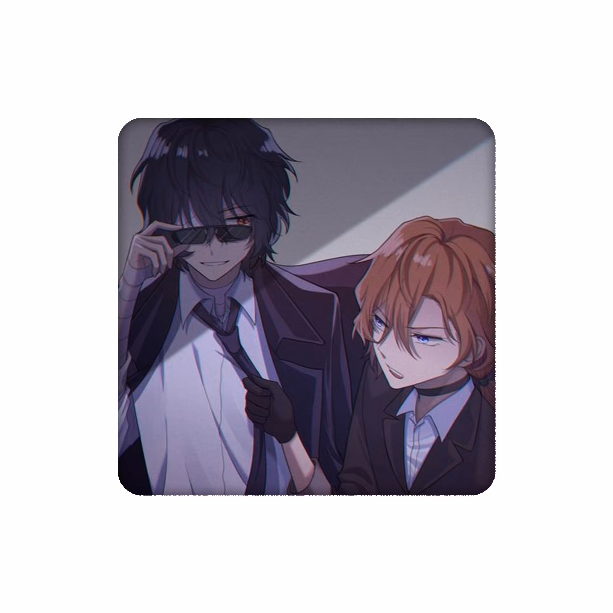 زیرلیوانی طرح انیمه سگ های ولگرد بانگو دازای و چویا کد 7833599