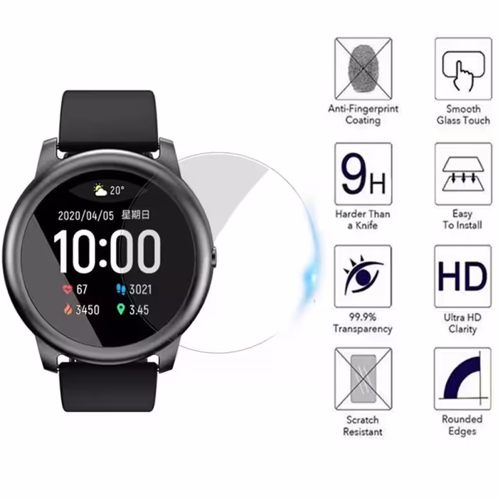 محافظ صفحه نمایش لاین مدل RB007 مناسب برای ساعت هوشمند شیایومی Smart Watch Haylou Solar LS05