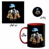 ماگ طرح پابجی کد 0020 به همراه زیر لیوانی و پیکسل