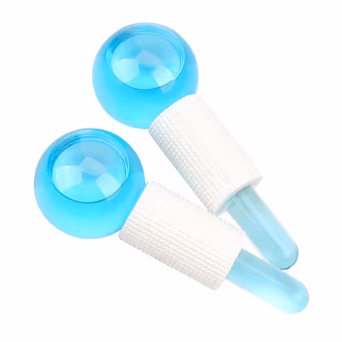 ماساژور صورت دستی مدل گوی یخی