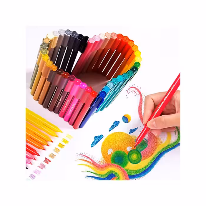 ماژیک رنگ آمیزی فابر کاستل مدل کانکت بسته 30 عددی