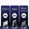 کابل تبدیل مغناطیسی USB به MicroUSB/USB-C/لایتنینگ دنمن مدل D09E طول 1 متر