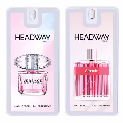 عطر جیبی زنانه هدوی مدل ورساچه برایت کریستال و اسپلندور حجم 45 میلی لیتر مجموعه 2 عددی