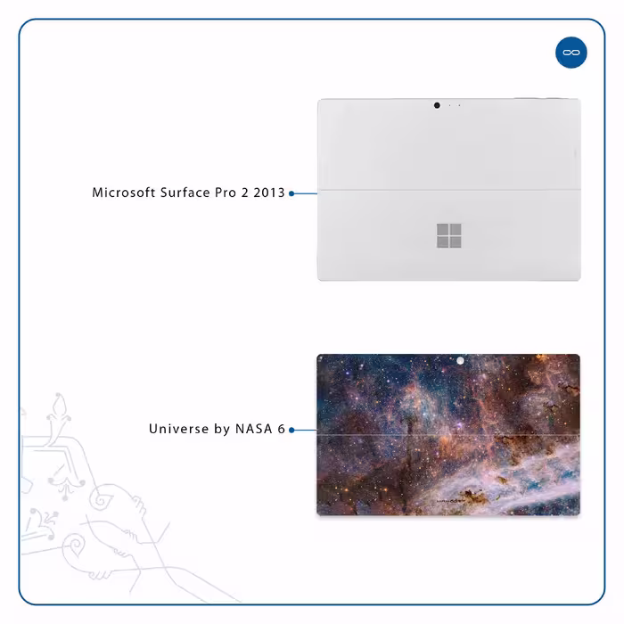 برچسب پوششی ماهوت مدل Universe-by-NASA-6 مناسب برای تبلت مایکروسافت Surface Pro 2 2013