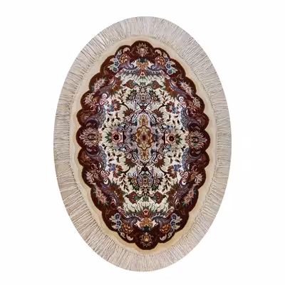  فرش دستباف نیم متری طرح تبریز مدل RAR یک جفت