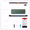 برچسب پوششی ماهوت مدل Green-Leather مناسب برای تبلت سامسونگ Galaxy Tab S2 9.7 2016 T813N