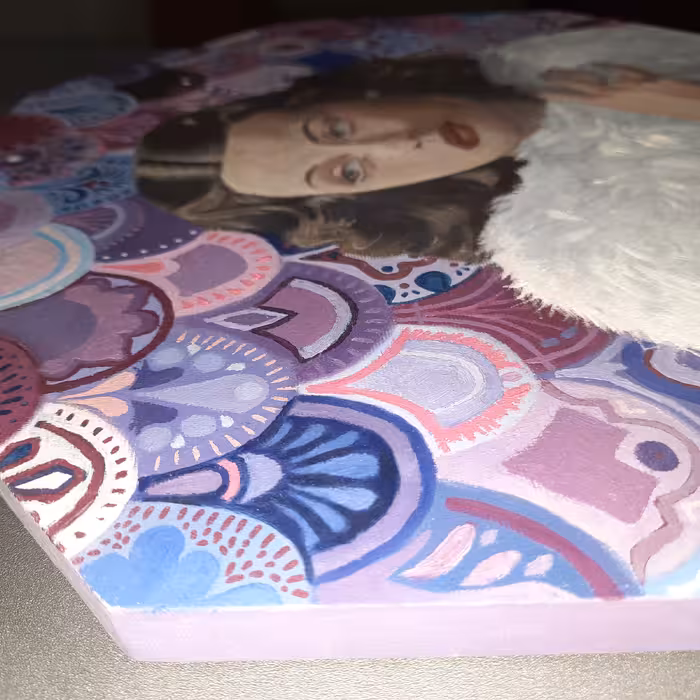 تابلو نقاشی رنگ روغن مدل هی لامار کد 2001