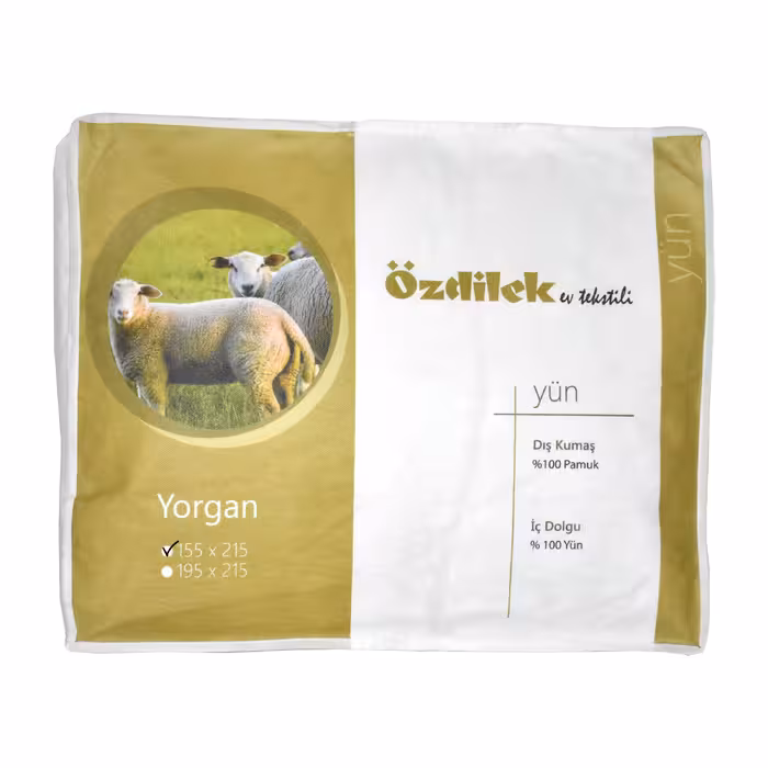 لحاف ازدیلک مدل yun تک نفره سایز 155x215 سانتیمتر