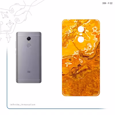 برچسب پوششی ماهوت مدل Gold Marble مناسب برای گوشی موبایل شیائومی Redmi Note 4X