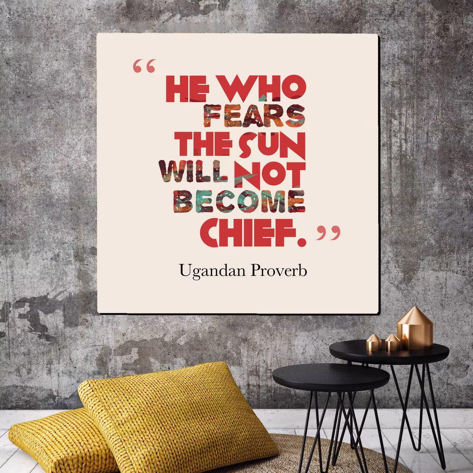 تابلو شاسی بکلیت طرح ضرب المثل انگلیسی مدل SH-s2224