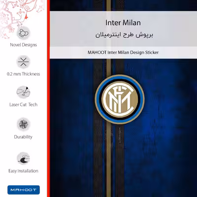 برچسب پوششی ماهوت مدل Inter_Milan مناسب برای گوشی موبایل آنر X5