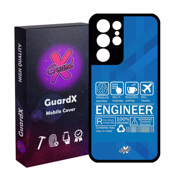 کاور گارد ایکس طرح مهندس مدل Glass10538 مناسب برای گوشی موبایل سامسونگ Galaxy S21 Ultra