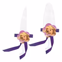  ست کارد و کفگیر سرو کیک مدل گیسو کمند