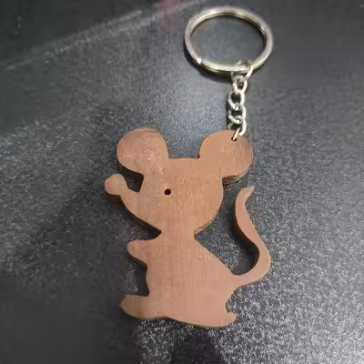 جاکلیدی مدل چوبی موش 1