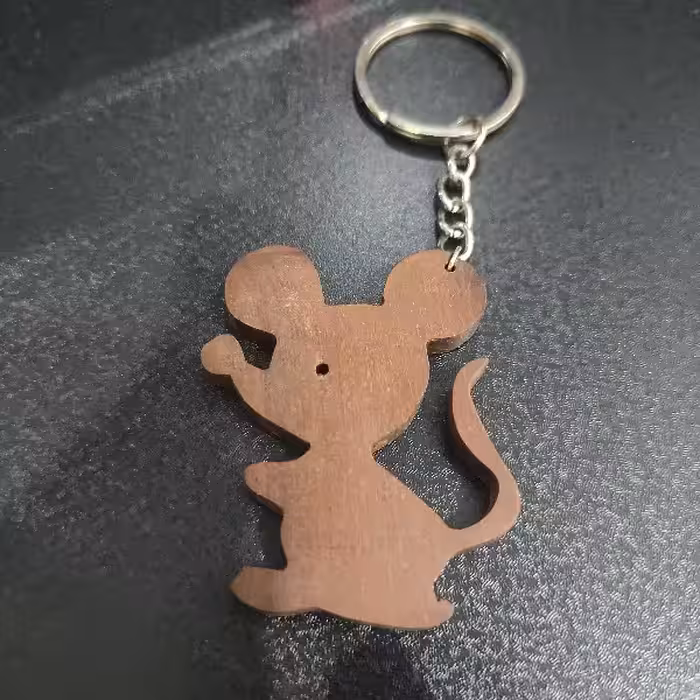 جاکلیدی مدل چوبی موش 1