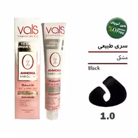 رنگ موی بدون آمونیاک والس مشکی شماره 1.0