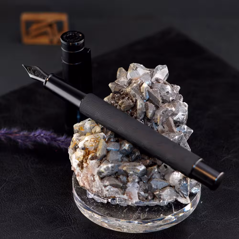 خودنویس هانگ دیان کربن HONGDIAN FP Carbon fiber black 1861 pro