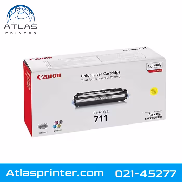 کارتریج لیزری کانن Canon 711 زرد