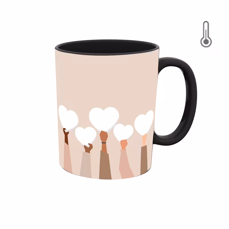 خرید ماگ-لیوان حرارتی  گرافیکی دخترونه قلب