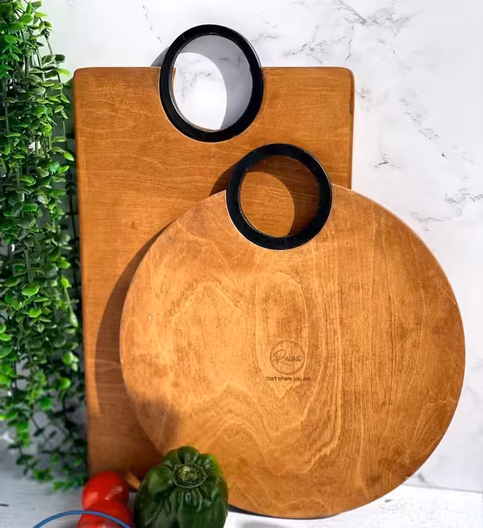 تخته گوشت گرد و مستطیل