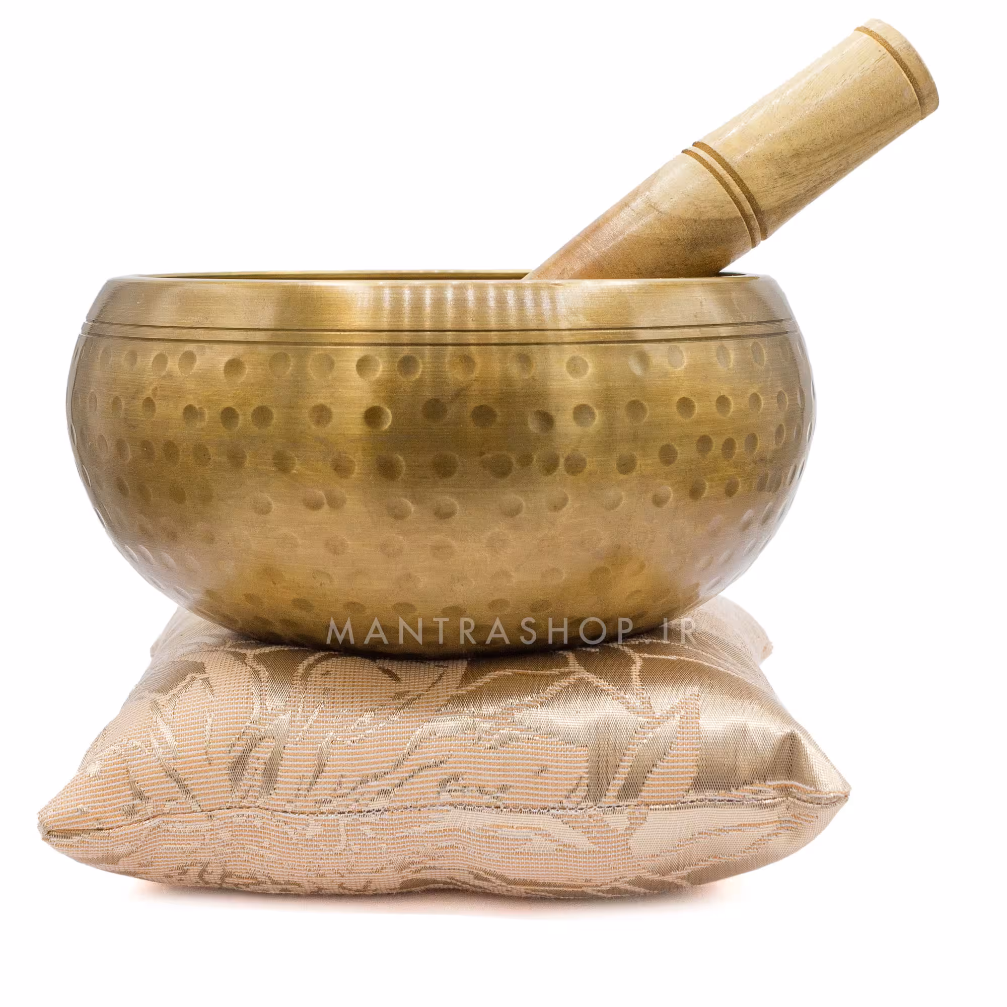 ست کاسه تبتی چکش کاری شده طرح آنتیک – قطر دهانه 14 سانتی متر