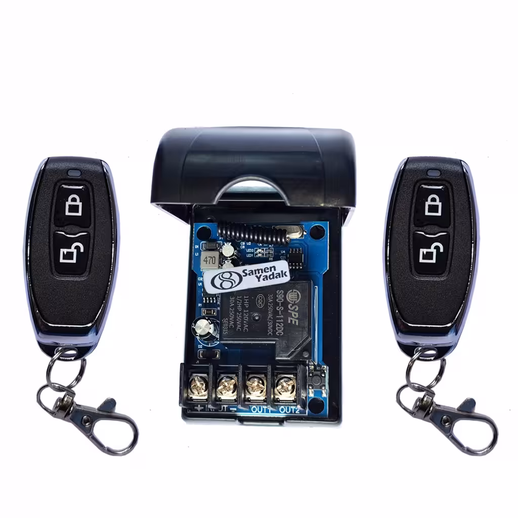 کلید مخفی ریموت دار مدل X100 سنا ردیاب(سوییچ مخفی) 2 ریموت