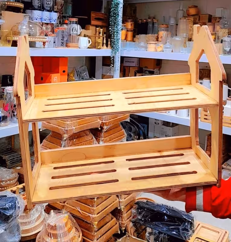 استند 2 طبقه کلبه بزرگ (پست پیشتاز پس کرایه)