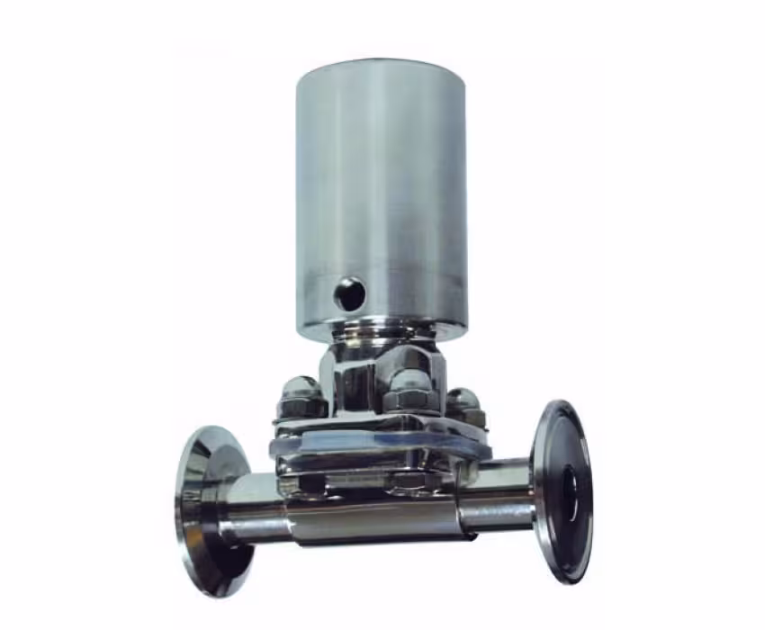 شیر دیافراگمی کلمپی پنوماتیک مدل 2946