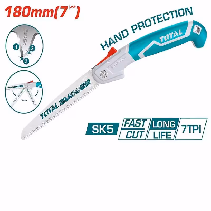 اره باغبانی تاشو 7 اینچ توتال مدل THFSW1806