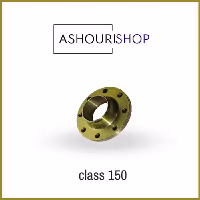 فلنج جوشی گلودار آهنی دو رو تراش class150 سایز 3/4 اینچ