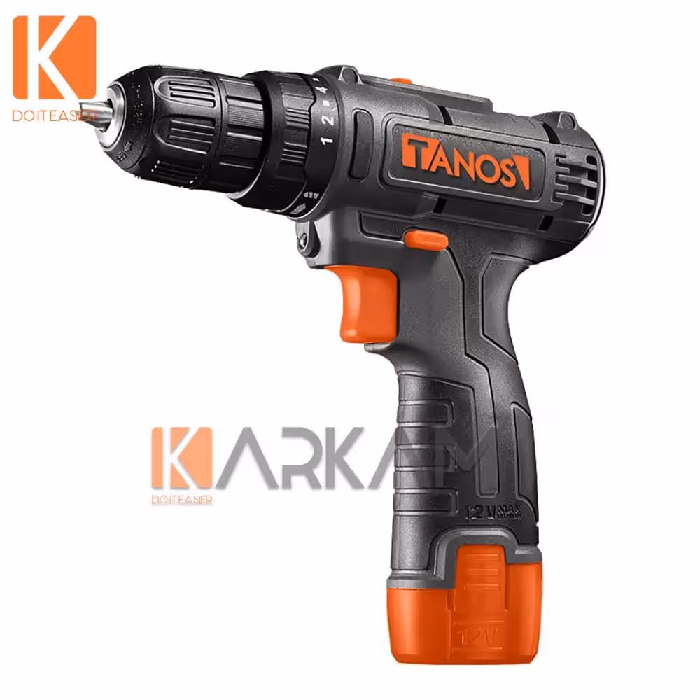 دریل شارژی 12 ولت تانوس CLD-01-12