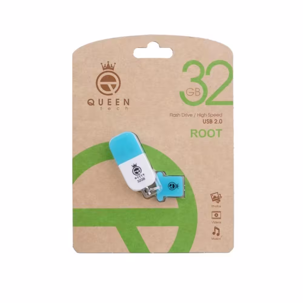 فلش مموری کوئین تک مدل ROOT ظرفیت 32 گیگابایت