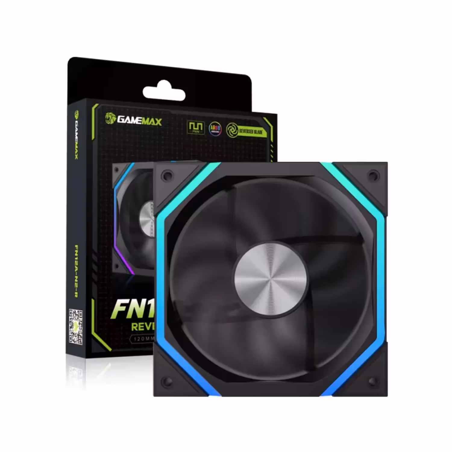 فن کیس GAMEMAX FN12 A N2 Reverse BLACK