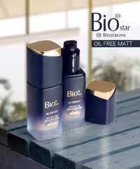 کرم پودر شیشه ای فاقد چربی بیو استار شماره 506 حجم 47 میلی لیتر