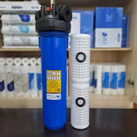 پیش تصفیه آب تک مرحله ای سوفیلتر  جامبو با فیلتر توری 20 اینچ