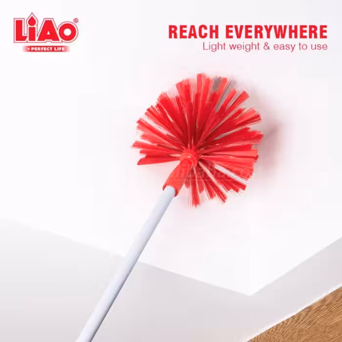 حراج گردگیر سقفی لیائو دسته بلند رنگ قرمز 