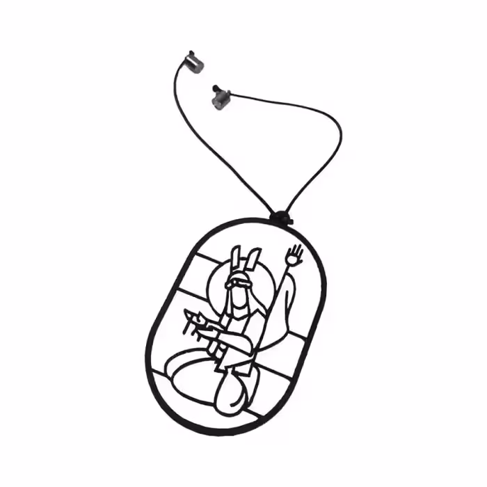 آویزخودرو شمایل حضرت عباس | amazonchi